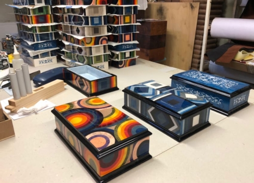 colourful-jewellery-boxes-in-a-workshop