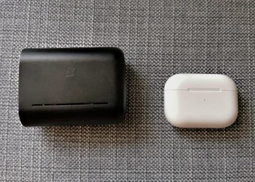 two earphone cases side by side