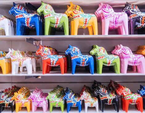 shelves-full-of-colourful-dala-horses