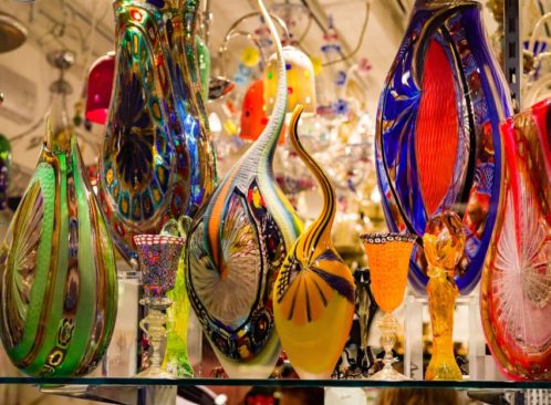 colorful-murano-glass-display
