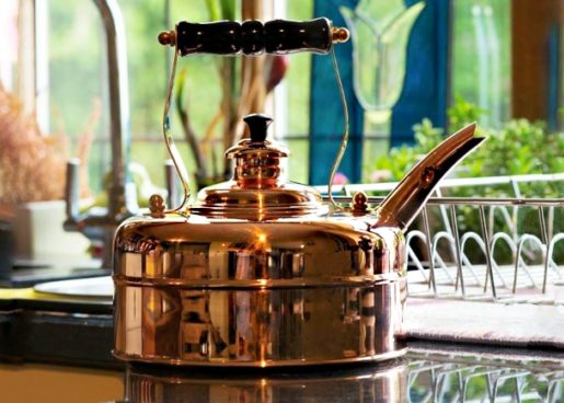 copper kettle made in England