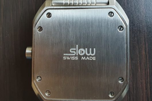 swiss made - label on a watch