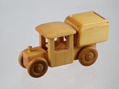 wooden truck made in scandinavia