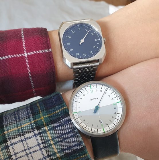 botta and slow watches side by side